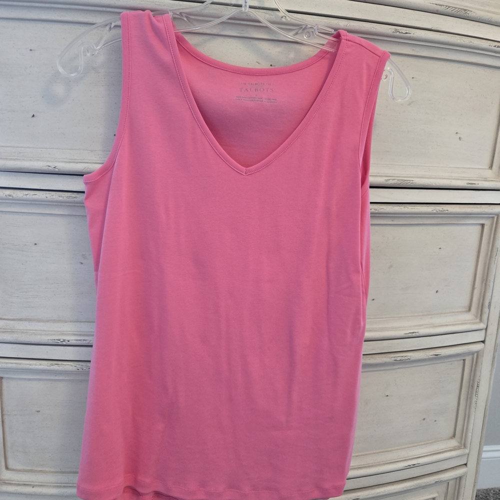 Talbots Vivid Pink Tank Top And Jacket Combo